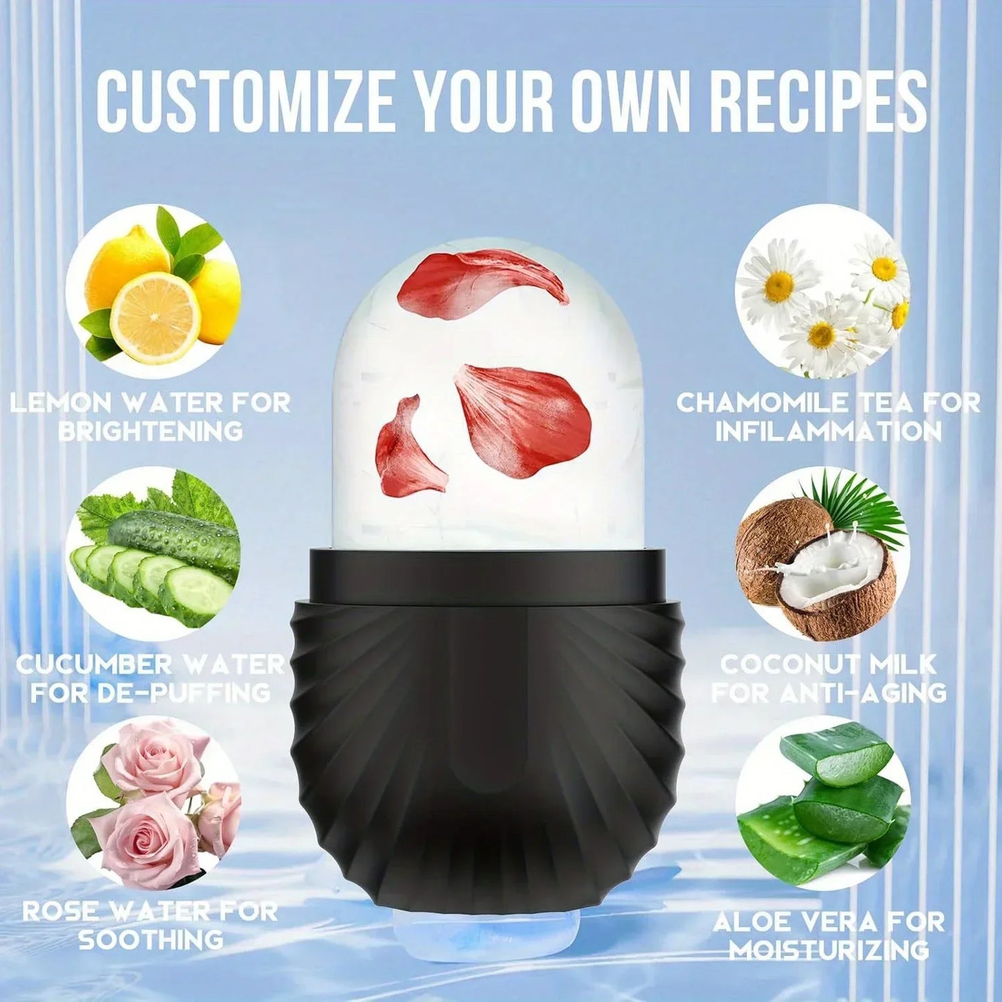 Ice Face Roller for Facial Massage and Skin Care