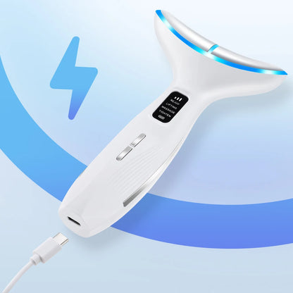 3-Mode Microcurrent Face & Neck Lifting Device for Skin Firming and Tightening