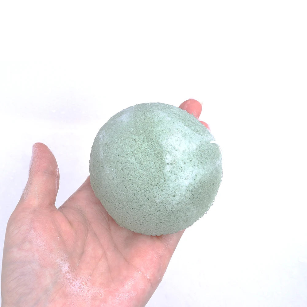 Konjac Fibers Facial Cleansing & Exfoliating Sponge