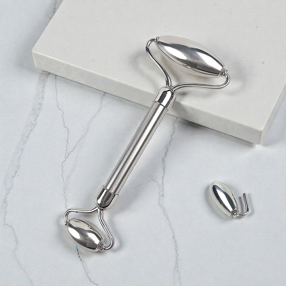 Stainless Steel Double-Head Facial Massage Rolle
