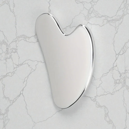 Stainless Steel Gua Sha Facial Massager for Cooling and Firming