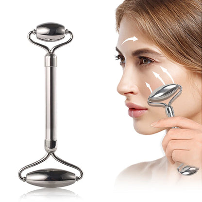 Stainless Steel Double-Head Facial Massage Rolle