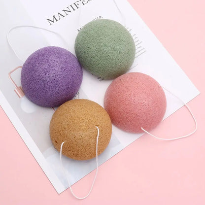 Konjac Fibers Facial Cleansing & Exfoliating Sponge