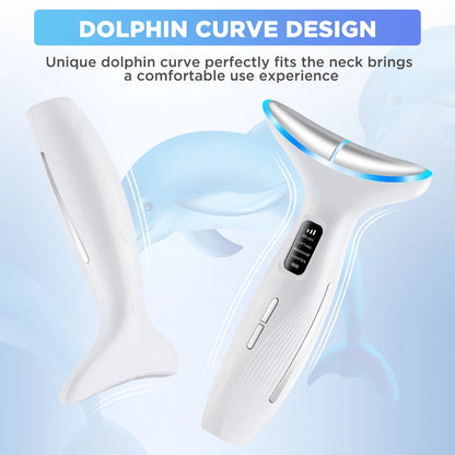 3-Mode Microcurrent Face & Neck Lifting Device for Skin Firming and Tightening