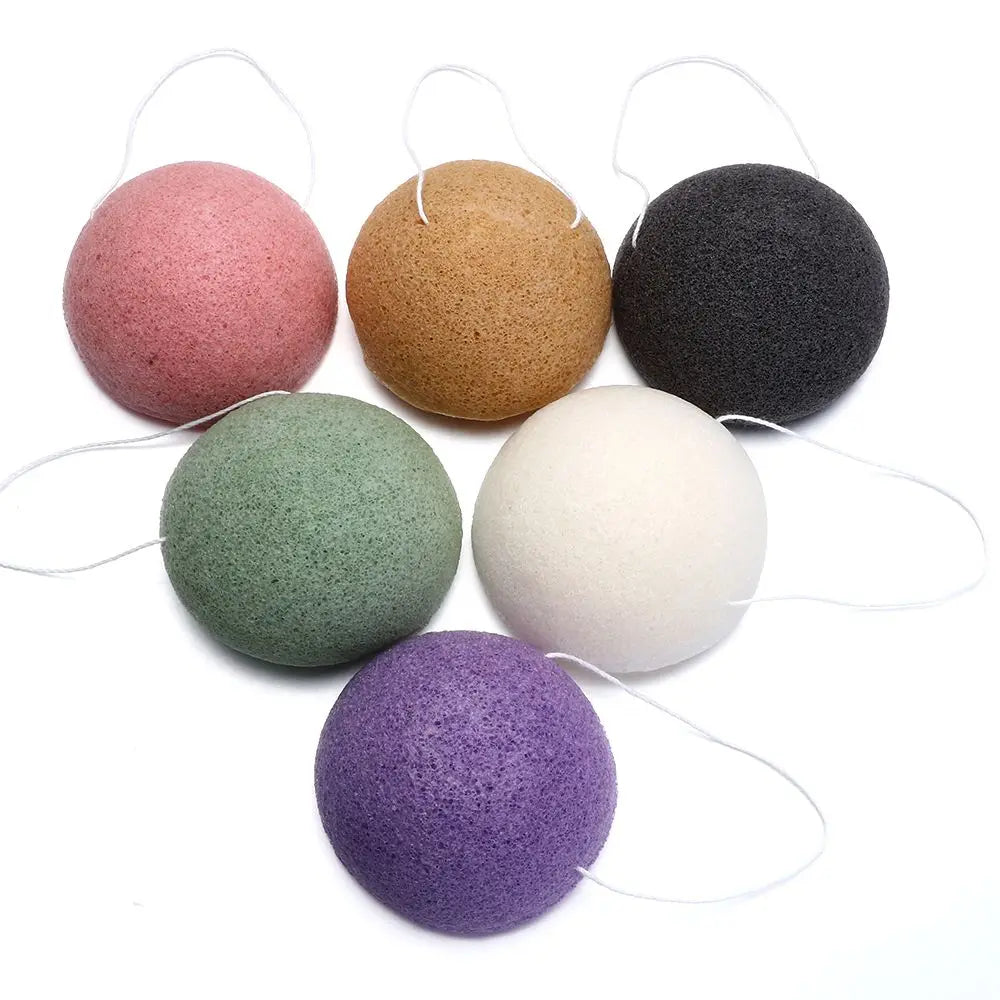 Konjac Fibers Facial Cleansing & Exfoliating Sponge