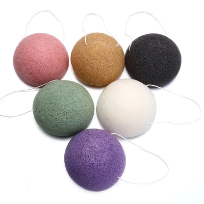 Konjac Fibers Facial Cleansing & Exfoliating Sponge